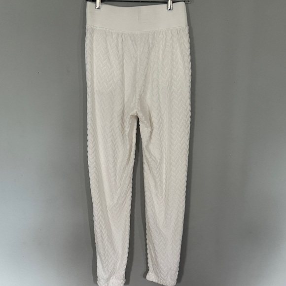 Nike Ivory Textured Jogger Pants size small Everyday All Over Jacquard - Picture 3 of 5